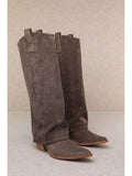 Pamela Tall Western Boot Coffee