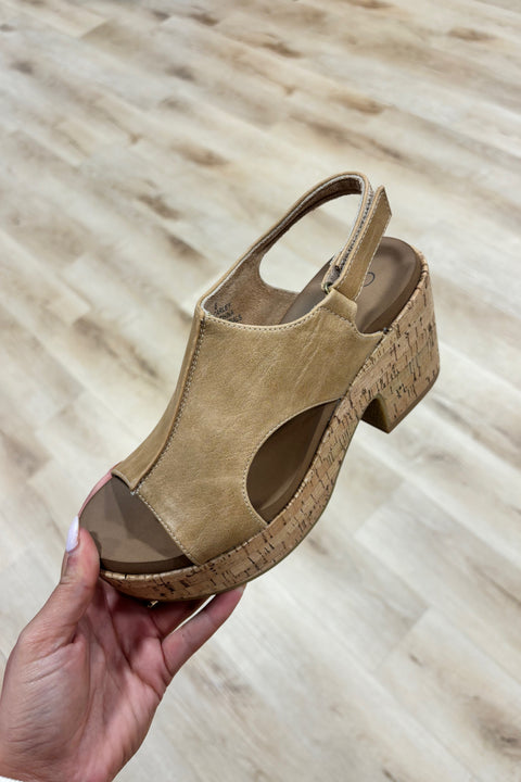 Corkys Miss Carley Caramel Wedge
