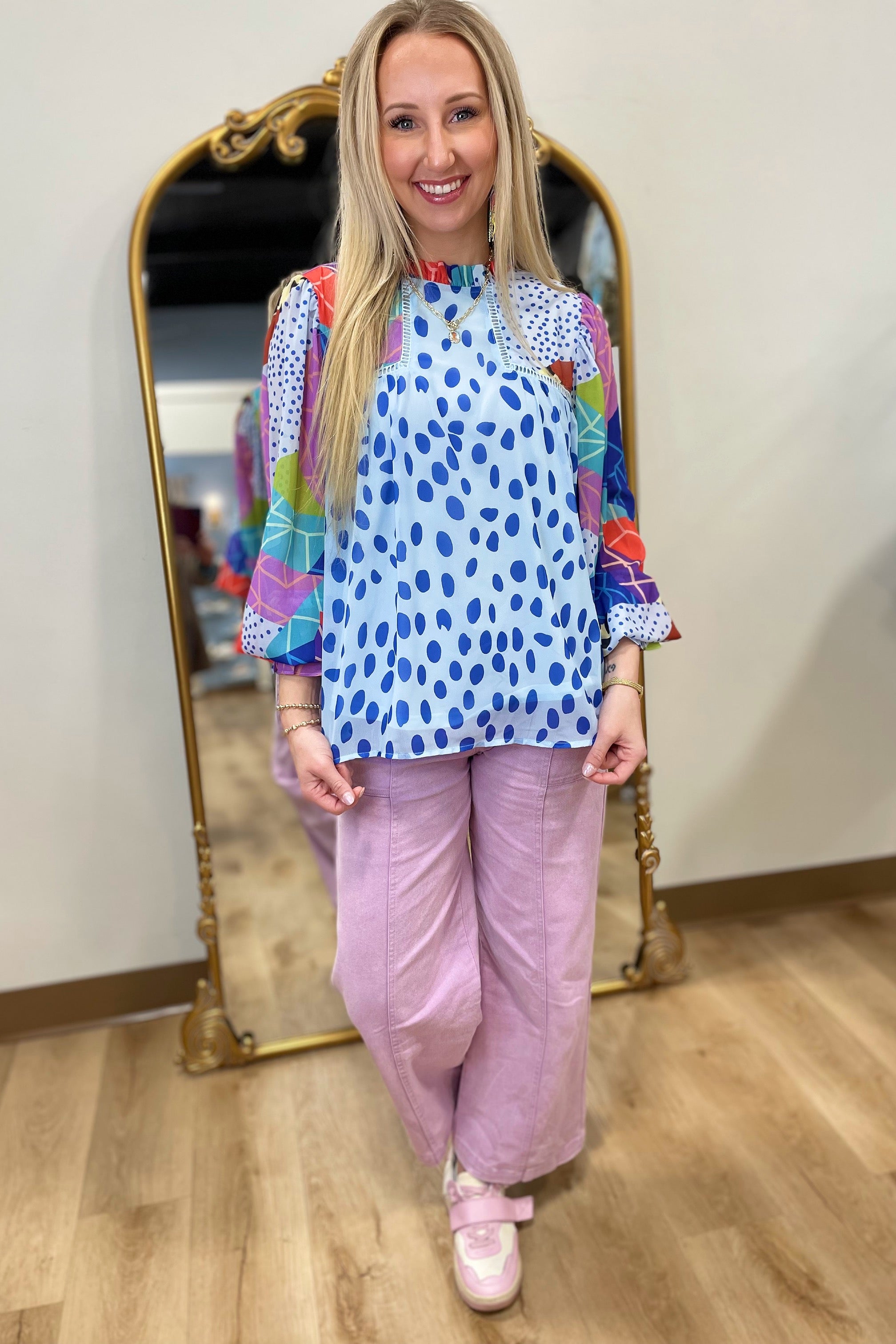 Twist and Turn Braided Pant Lavender