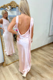 Glamour Grandeur Cowl Neck Maxi Dress