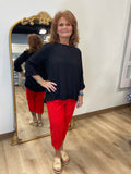 Multiples Capri Pant Poppy