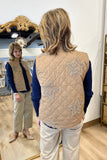 Charlie B Quilted Vest Khaki