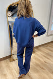 Must Have  2 Piece Pant Set Smoky Navy