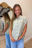 Recess Ready Button Front Top Olive