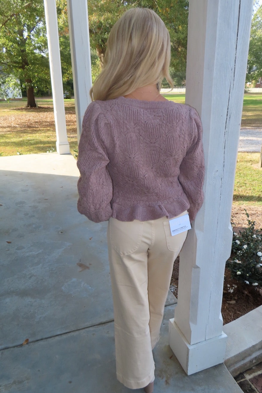 Dressed Up Sweater Taupe