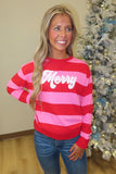 Shiralelah Merry Stripe Sweatshirt