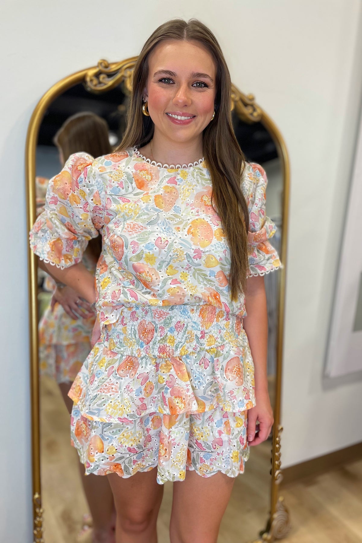 Butterfly Blooms 2 Piece Skirt Set