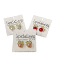Bow Drop Post Earring 3 Colors Available