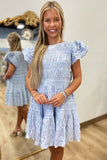 Sweet Charm Dress Blue