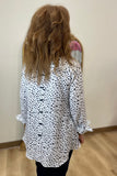 Multiples Button Front Shirt Midnight