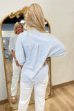 Everyday Ready Striped Blouse Blue