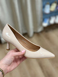 Caitlin Pointed Toe Pump Beige