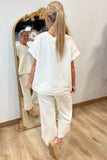 Set For Spring Pant Set Cream