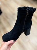 Cady 2 Buckle Boot Black Suede