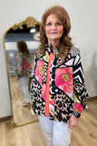 Multiples Grand Bazaar Button Front Jacket