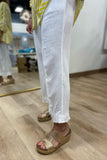 Multiples Crop Pant White