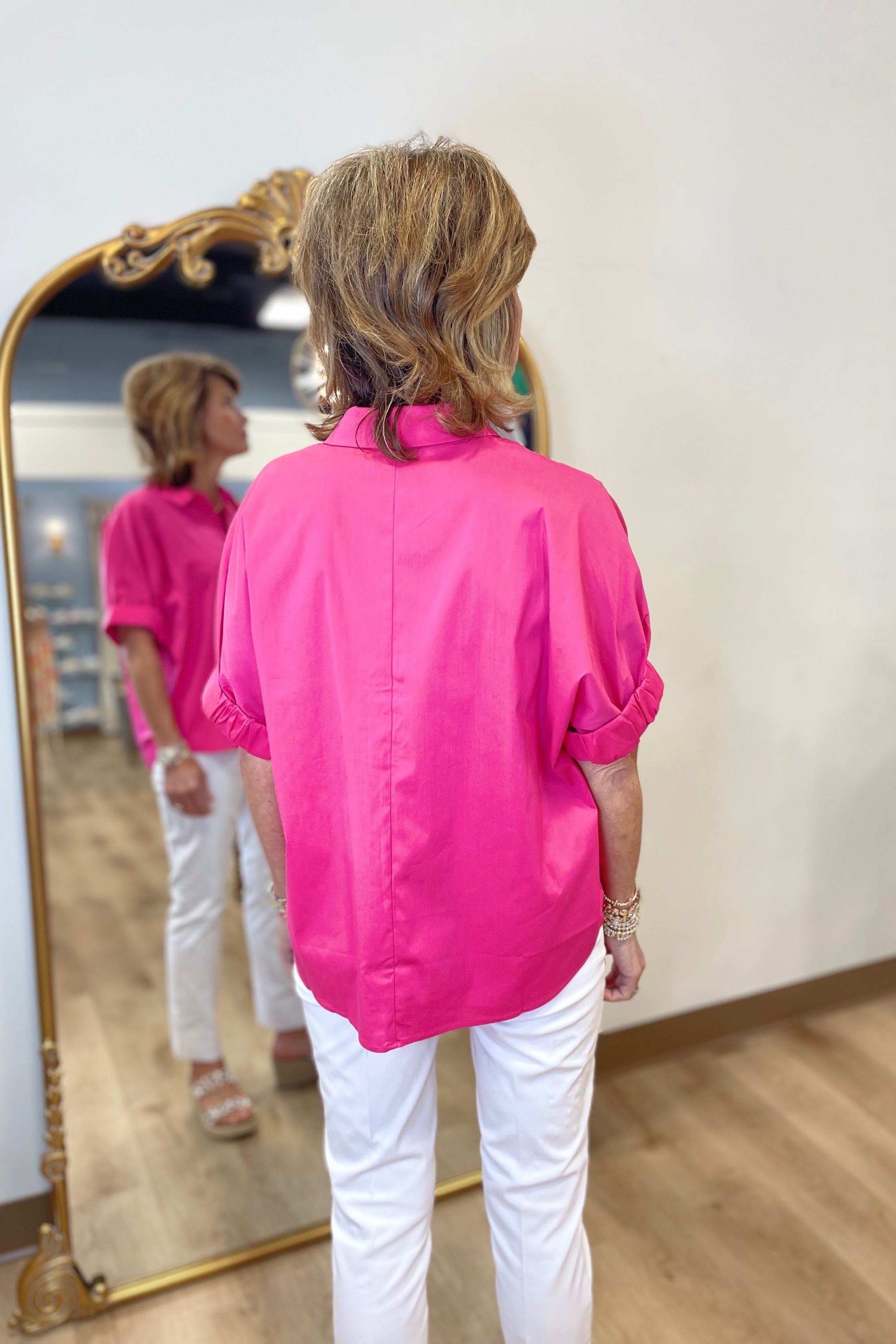 Renuar Short Sleeve Top Watermelon