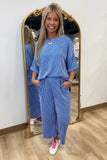Off Duty Cutie 2 Piece Set Blue