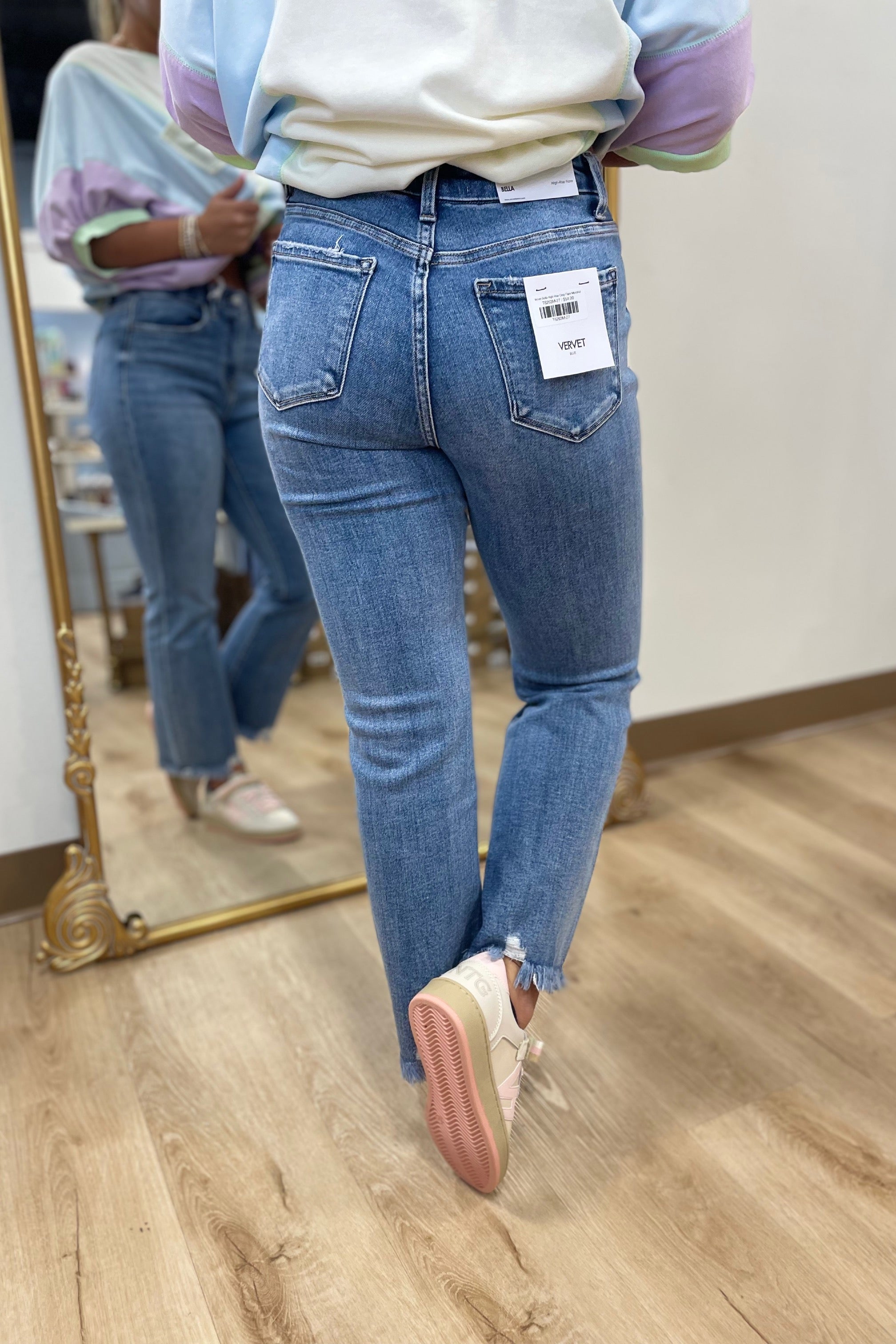 Vervet Bella High Rise Crop Flare Merciful