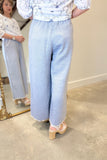 Umgee Cotton Slub Pant Blue