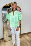 Sweet Summer Staple Top  Green
