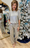 Twilight Glow 2 Piece Pant Set Silver