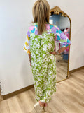Patchwork Garden Shirt Dress