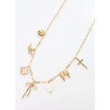 Torry Charm Necklace Gold