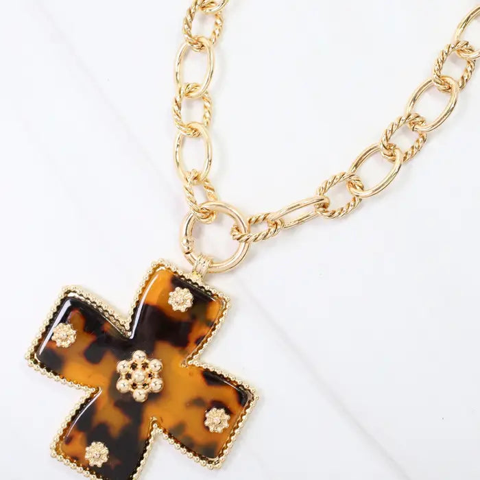 Caroline Hill Carol Tortoise Necklace