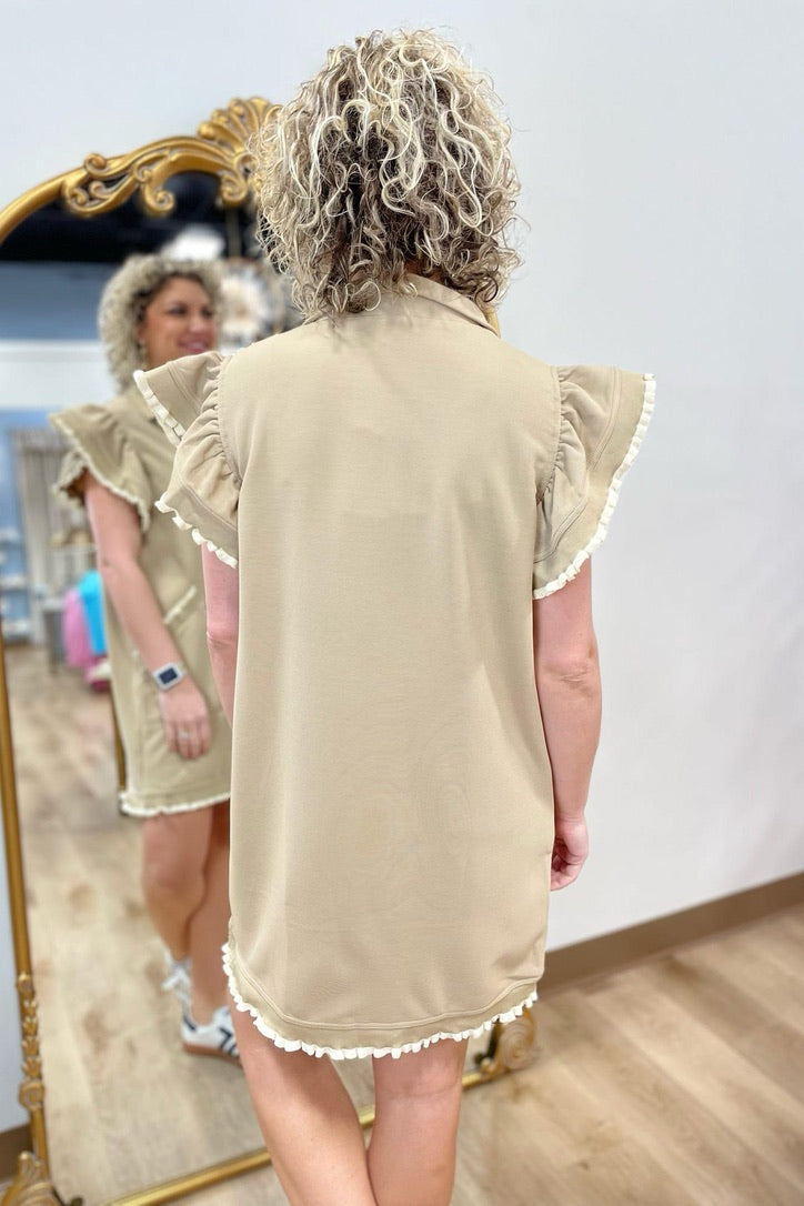 Summer Dream Dress Taupe