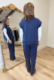 Multiples Oversized Vest Midnight