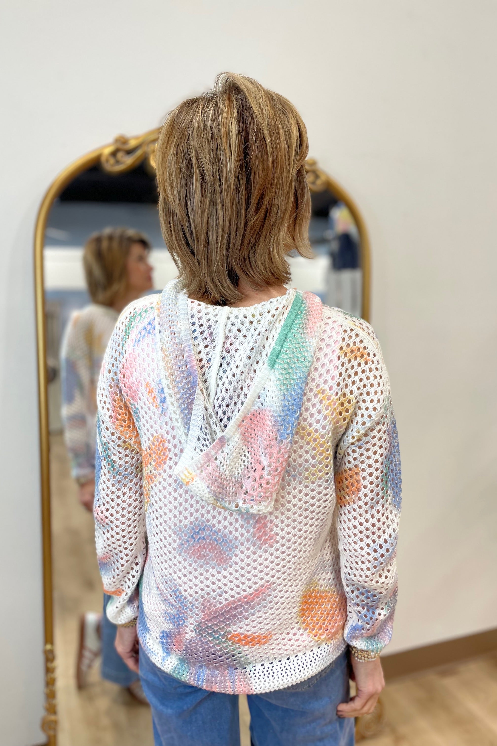 Charlie B Crochet Hoodie Pastel