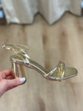 Eagle Strappy Heel Gold