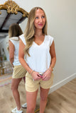 Dylan Muscle Tee White