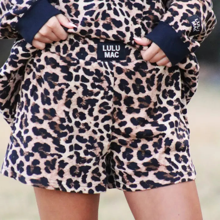 Lulu Mac Waffle Short Leopard