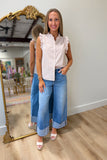 Hidden Nori Cuffed Wide Leg Jean Medium