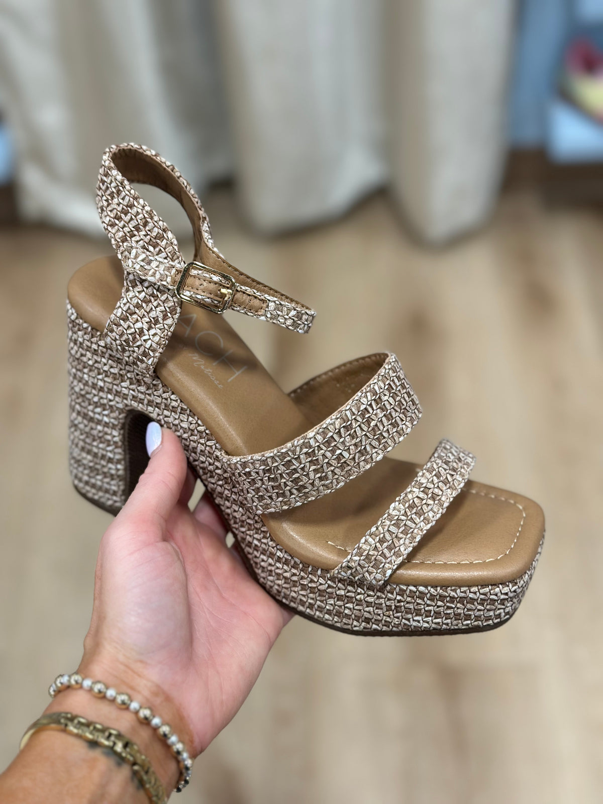 Matisse Alessia Platform Sandal Brown
