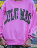 Lulu Mac Mossy Oak Sweatshirt Bubblegum Pink