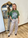 Lulu Mac Camo Pant Green