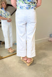Charlie B Cropped Pant White