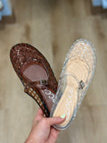 Nemo Jelly Mary Jane Flats Woven Lattice Mesh Shoes Clear
