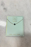 E Newton 16" Signature Cross Small Necklace Charcoal