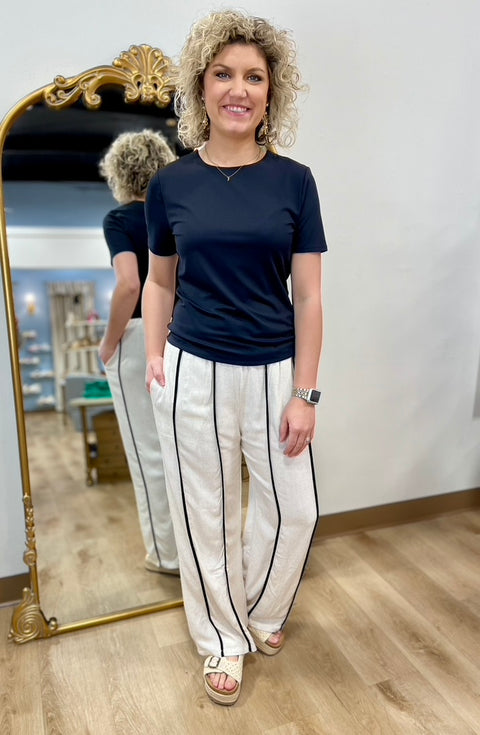 Ocean Drive Linen Pants Earth