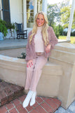 Cool Evening Out Faux Fur Jacket Mocha