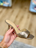 Shu Shop Holiday Heeled Sandal Gold
