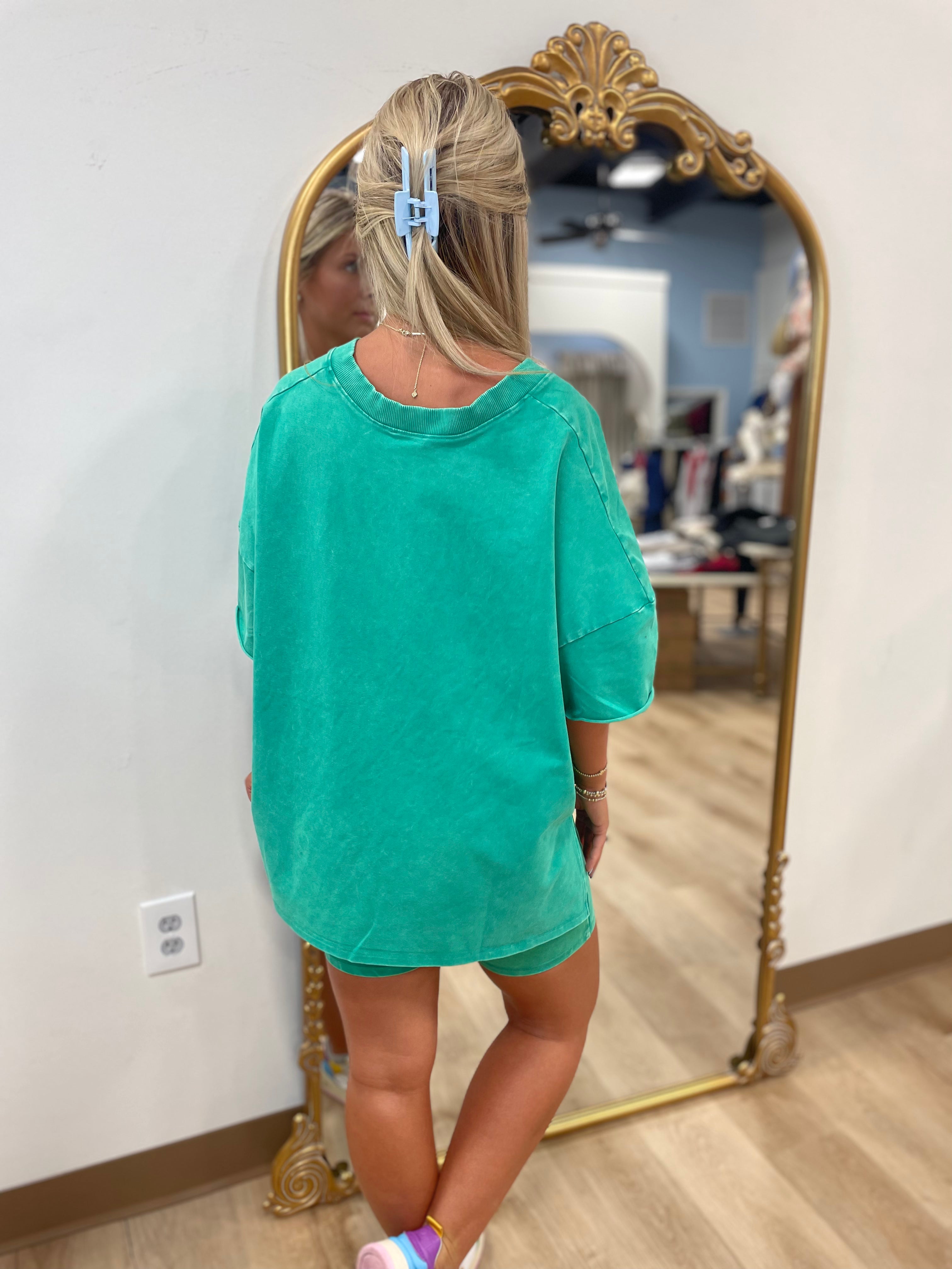 Sunday Set 2 Piece Outfit Kelly Green