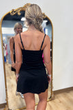 Sweetheart Athletic Dress Black