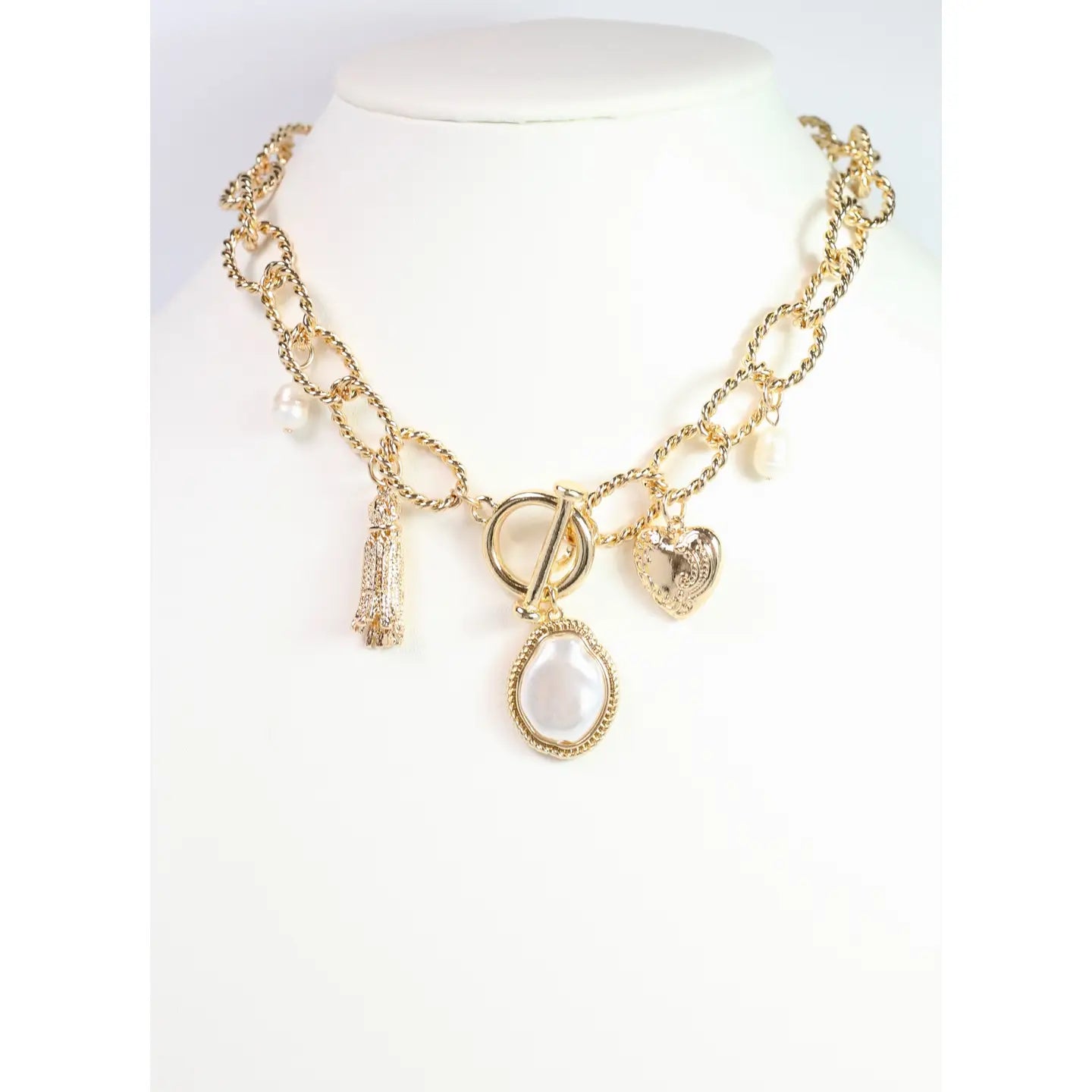 Nicky Charm Necklace Gol