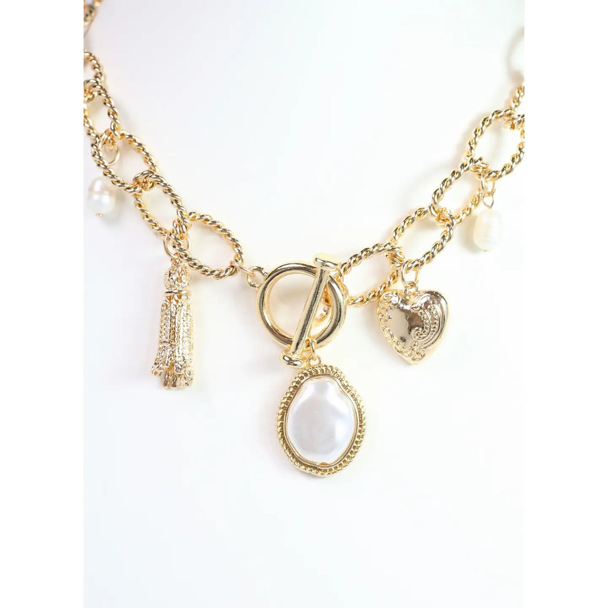Nicky Charm Necklace Gol