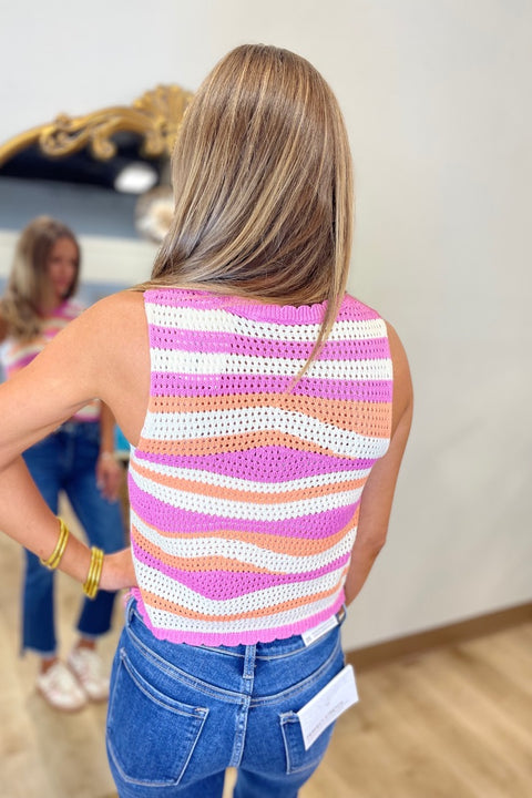 Neapolitan Cream Top Pink